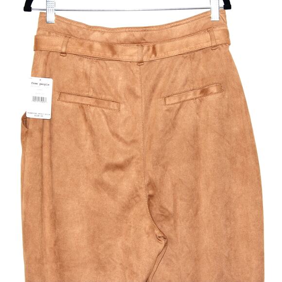Free People Nightfall Vegan-Suede Pants Size 12 NWT - Picture 4 of 7